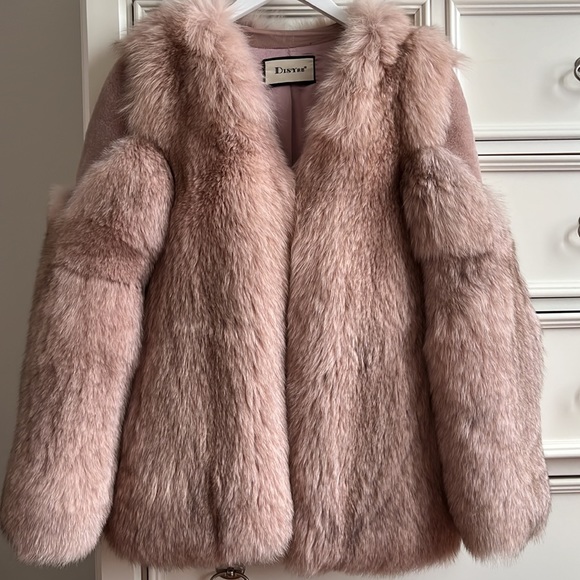 100% luxury Top  quality Real fox fur coat - Picture 4 of 13